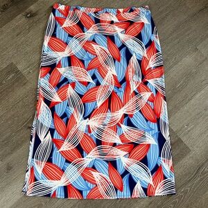 NWT 2XL Leota Lilian Fit n Flare Swing Dance Floral Print Skirt USA Made